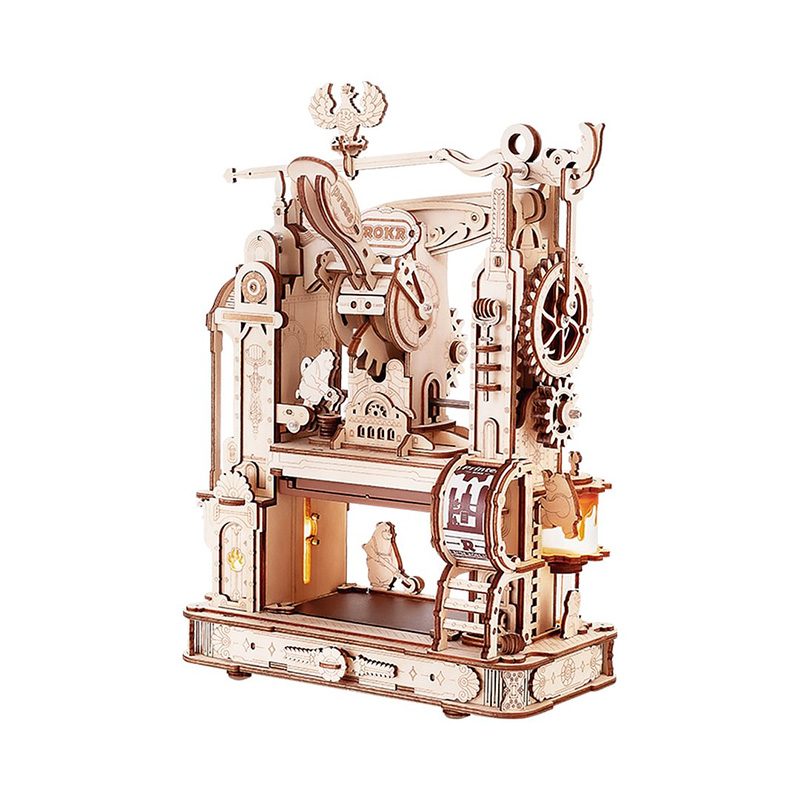 Presse à imprimer mécanique - Ensemble de bois à construire