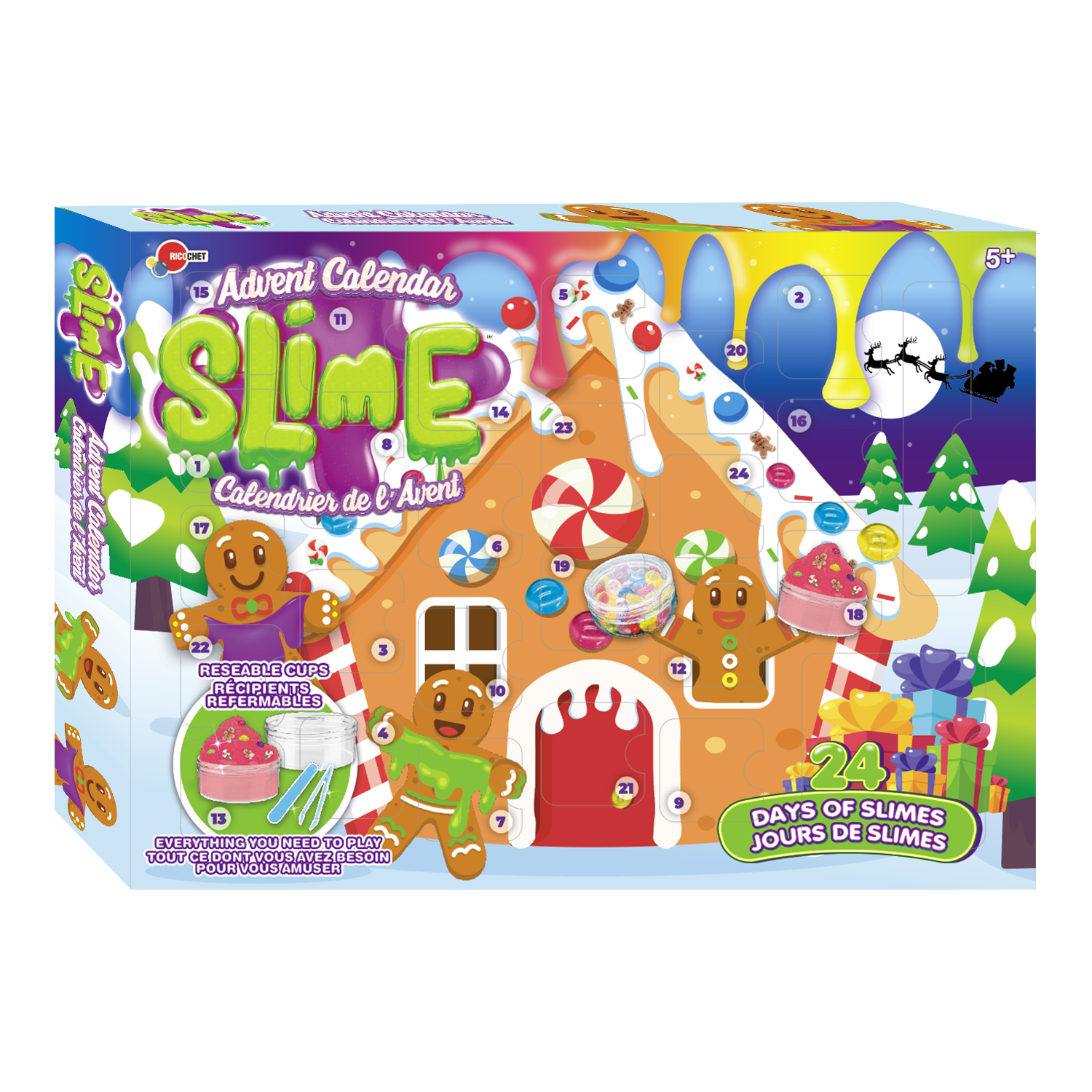 Calendrier de l'avent - Slimes et glus!