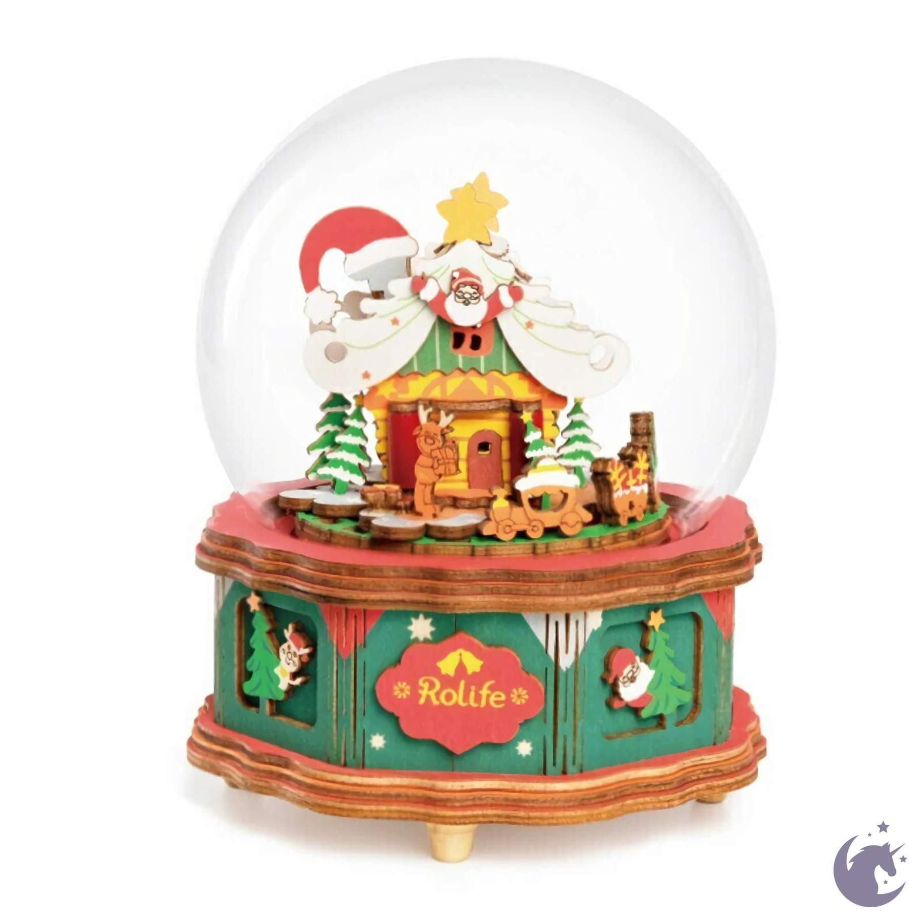 Boîte musicale de Noël à construire