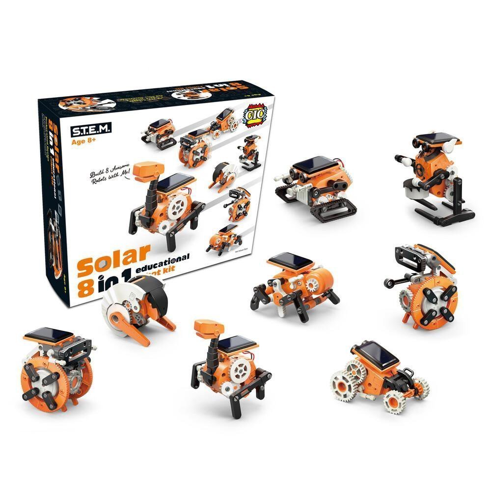 Ensemble robot solaire 8-en-1