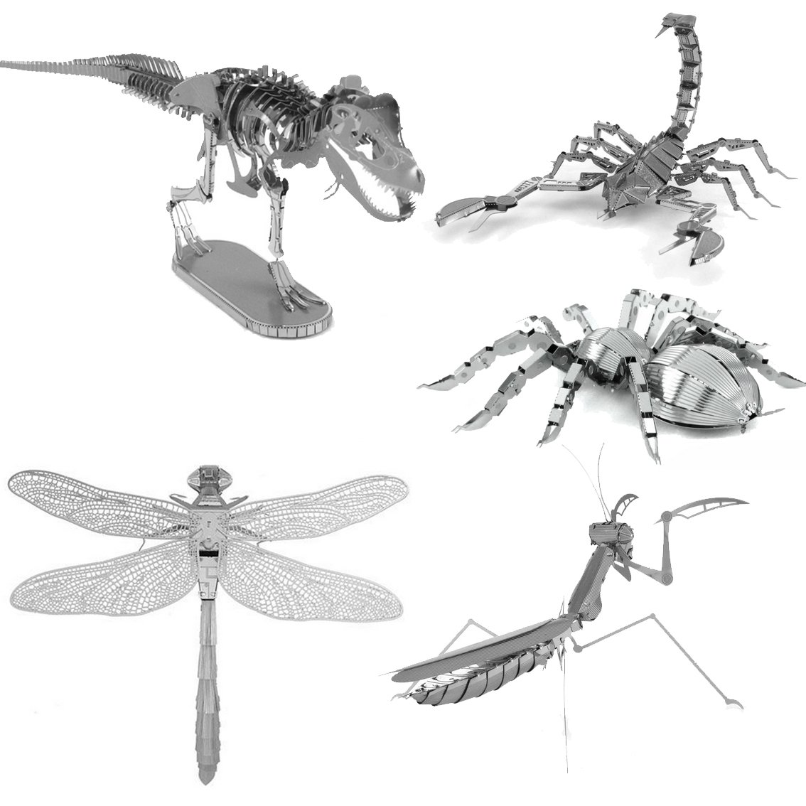 Modèle 3D métallique à bâtir - Animaux