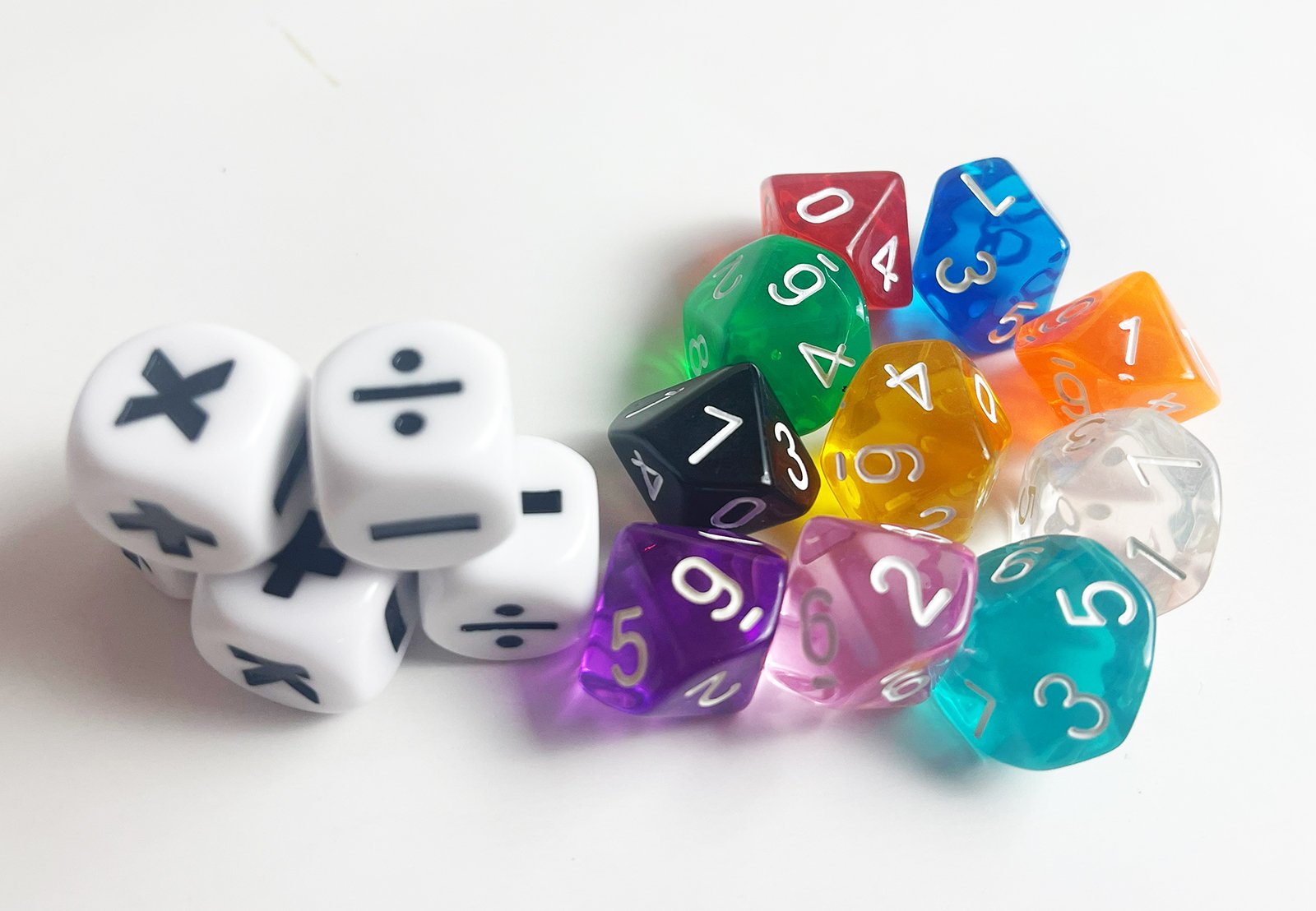 Ensembles de dés pour pratiquer le calcul mental