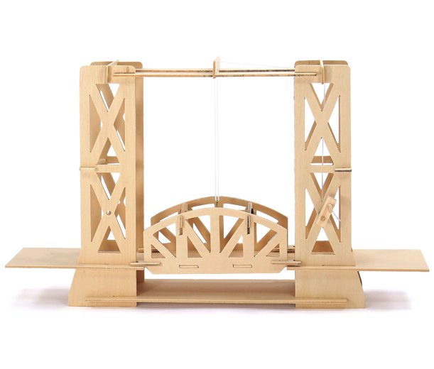 Pont levant - modèle en bois à construire