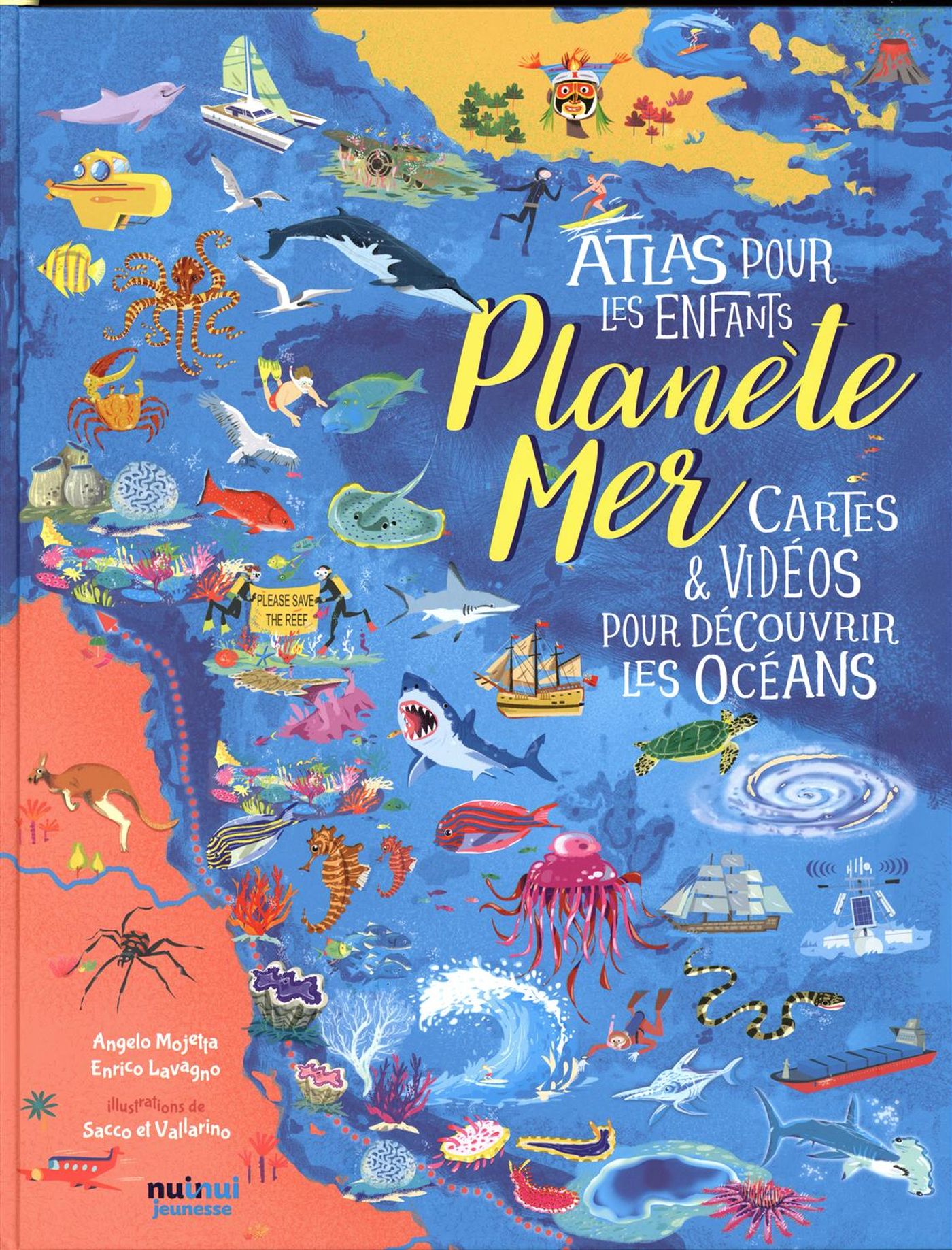 Atlas pour enfants - Planète Mer  - Cartes & Vidéos des océans