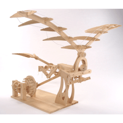 Ornithoptère de Da Vinci - Modèle en bois
