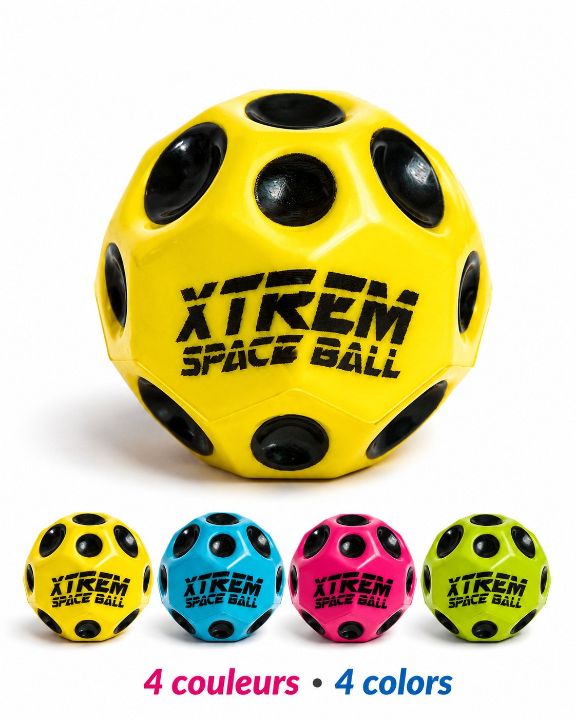 Balle super rebondissante Xtrem Space