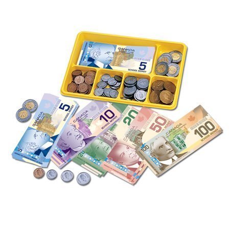 Ensemble de jeu - billets et monnaie Canadiens