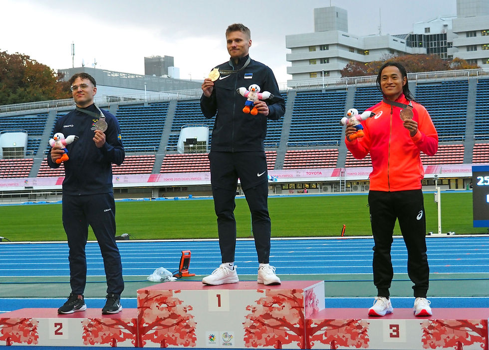 【東京デフリンピック】陸上男子100mで佐々木琢磨が銅! 連覇ならずも2大会連続のメダルつかむ