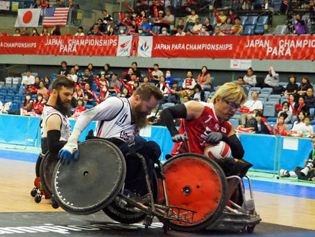 ドラマで話題の車いすラグビーの国際大会、世界王者の日本が4連勝