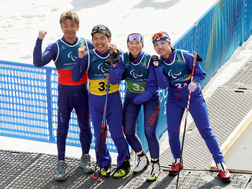 【ミラノ・コルティナ冬季パラ】クロスカントリー　リレー「思いをつないだ結果、価値ある入賞」