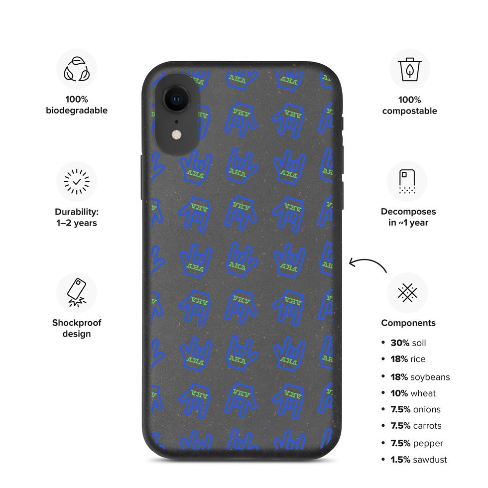 Thumbnail: AKASharzie Picture Logo Biodegradable phone case