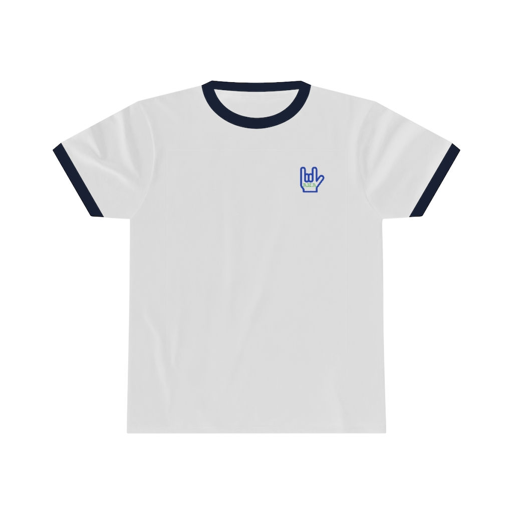 AKASharzie Picture Logo Unisex Ringer Tee