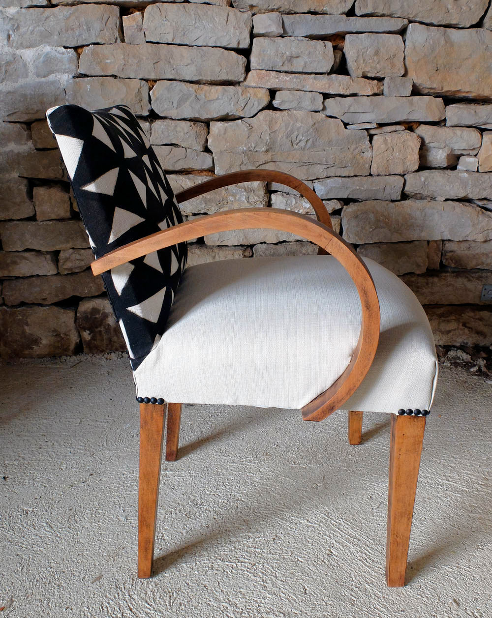 Fauteuil bridge Bogolan