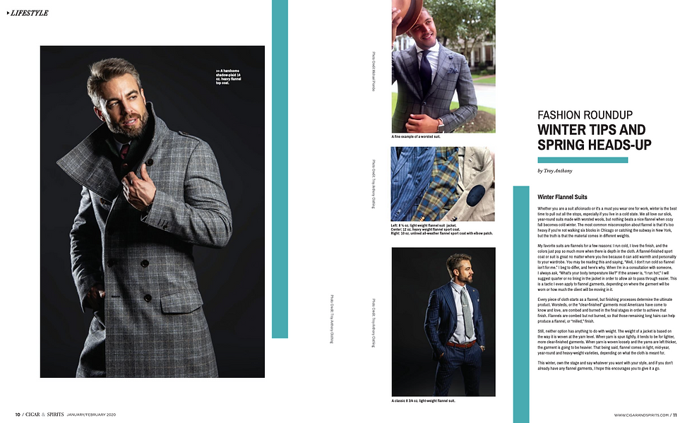 Cigar's & Spirits Style tips