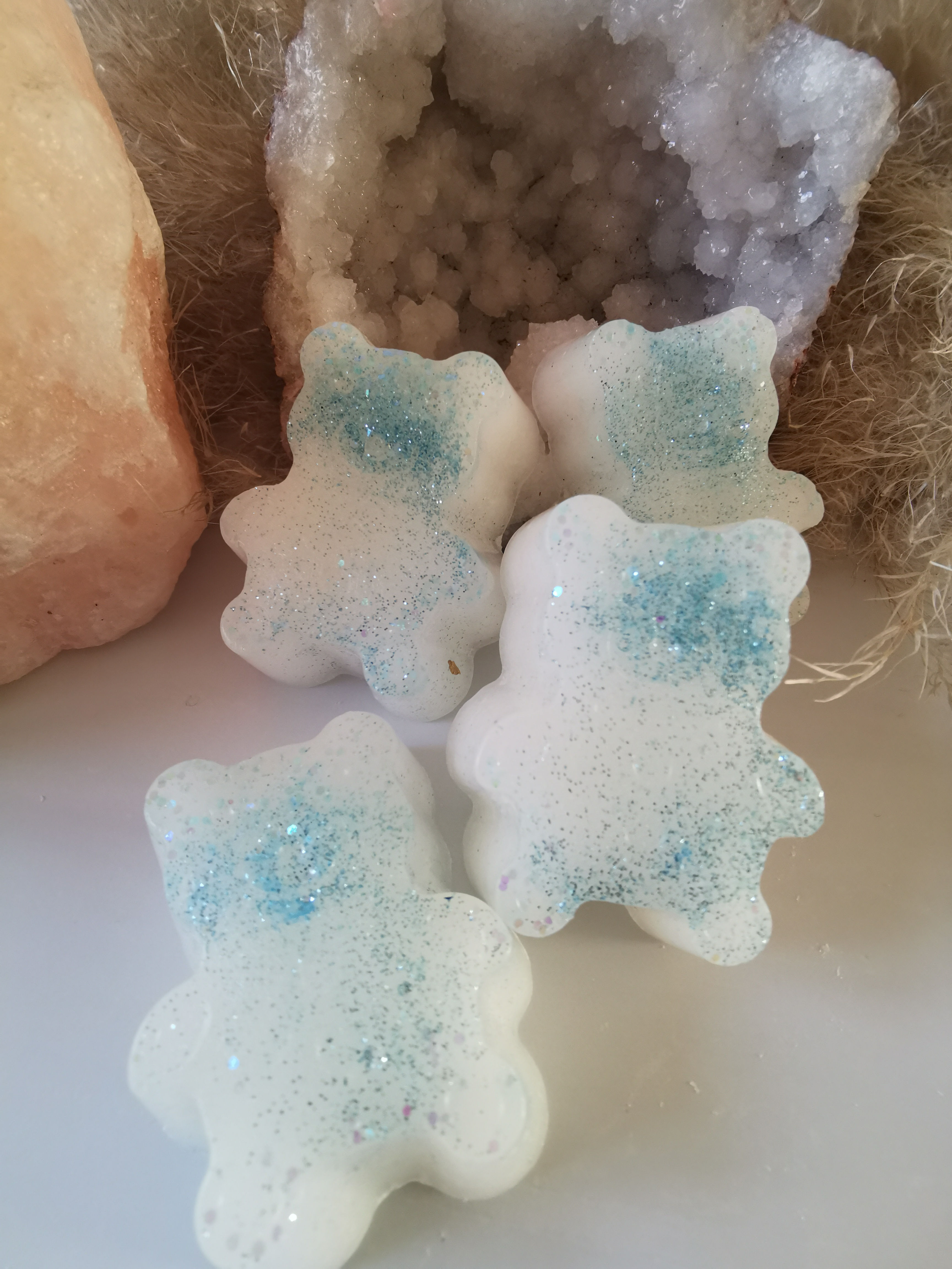 Fondant Oursons "Icy Blue" senteur "Baby Powder"