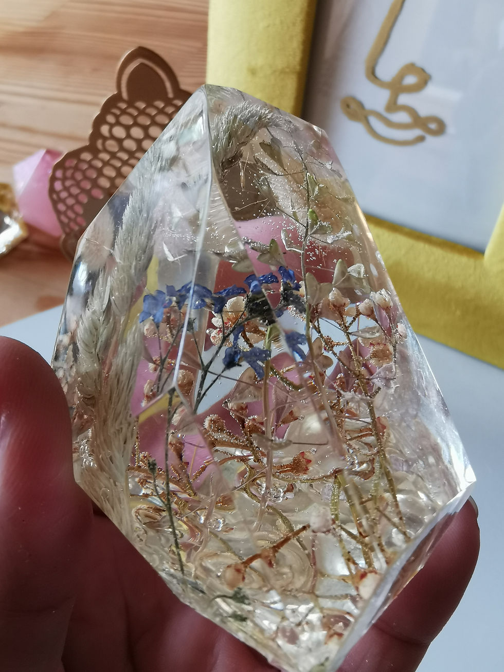 Miniature : Presse papier "Fleurs"