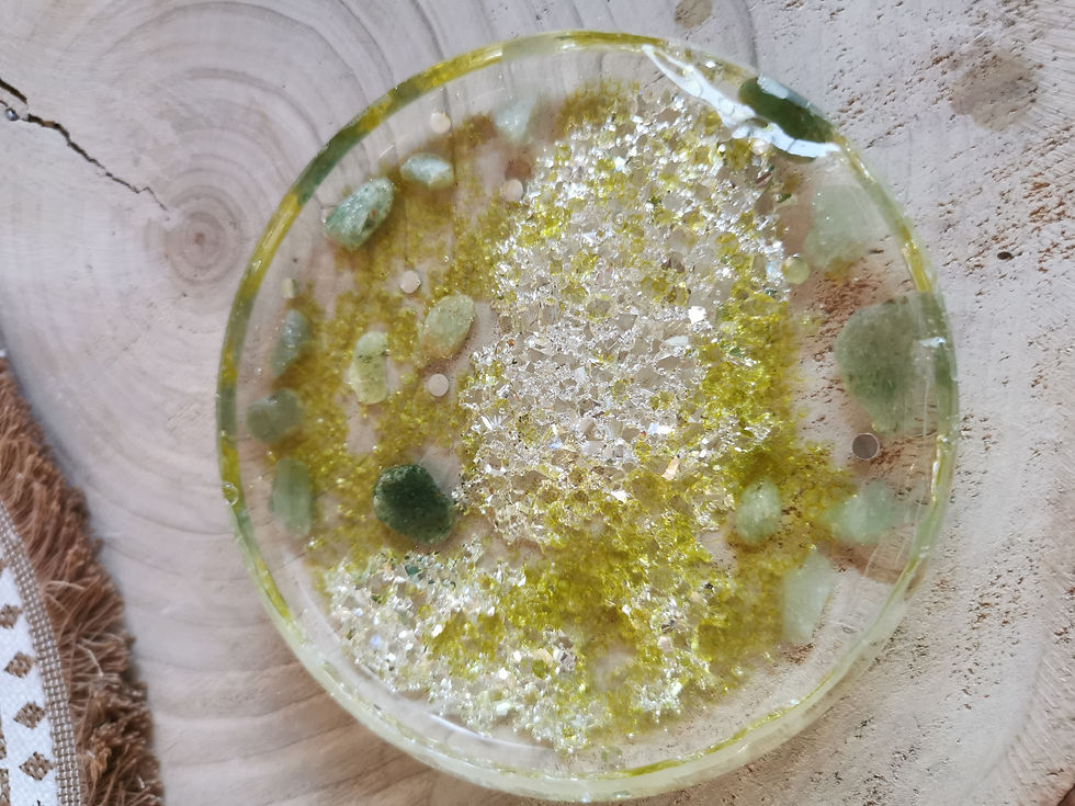 Miniature : Résine plaque  "Aventurine"