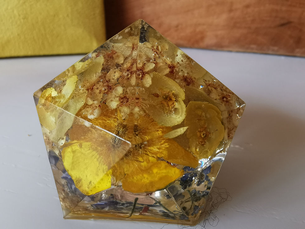 Mini presse papiers "Fleurs"