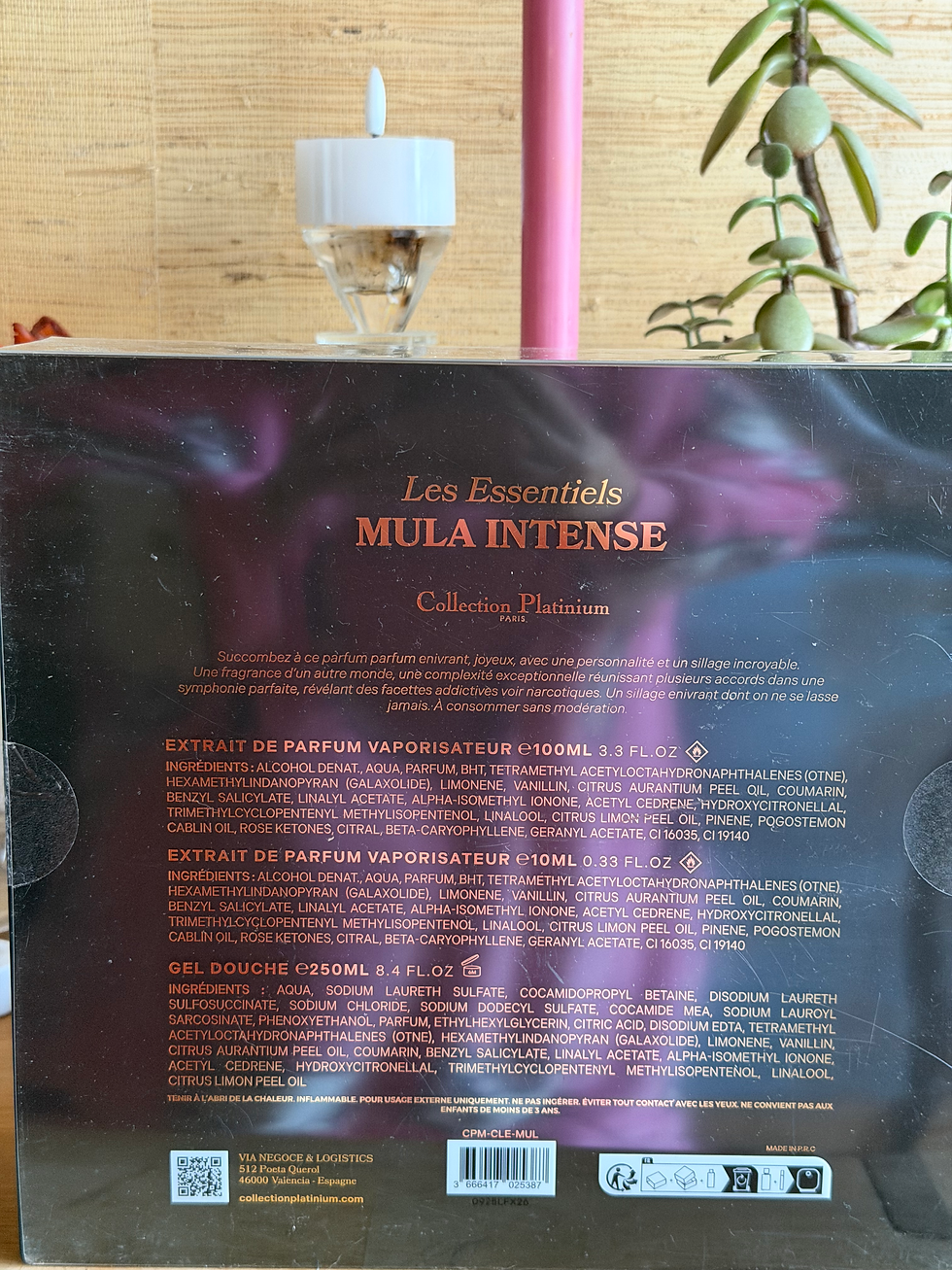 Miniature : Parfum Coffret « Mula Intense » Collection Platinium 