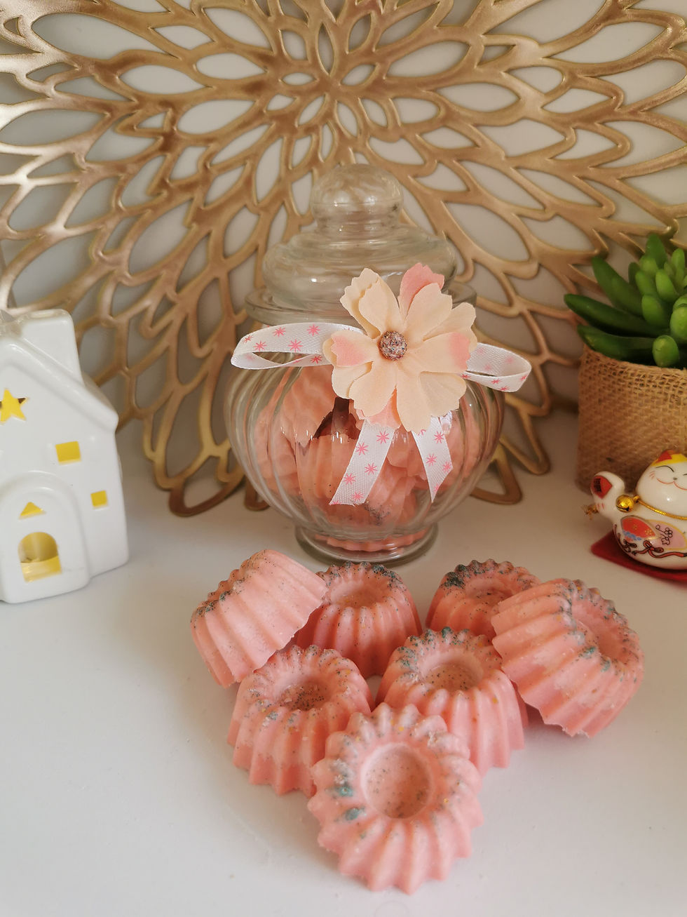 Miniature : Fondant - Bonbonnière "Fraises des bois"