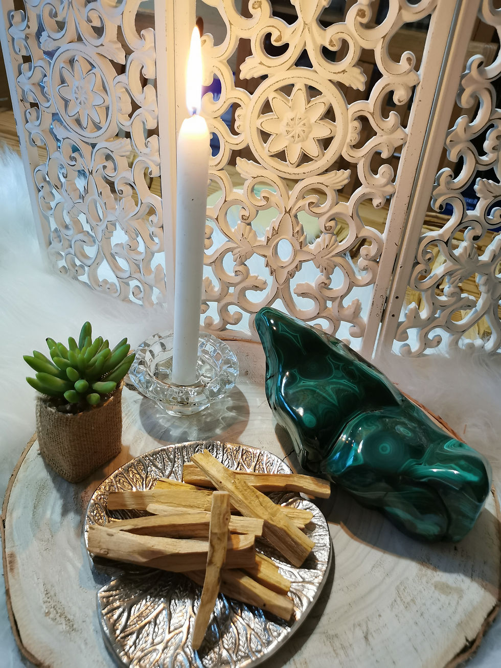 Miniature : Fagot de Palo Santo et Plume de fumigation