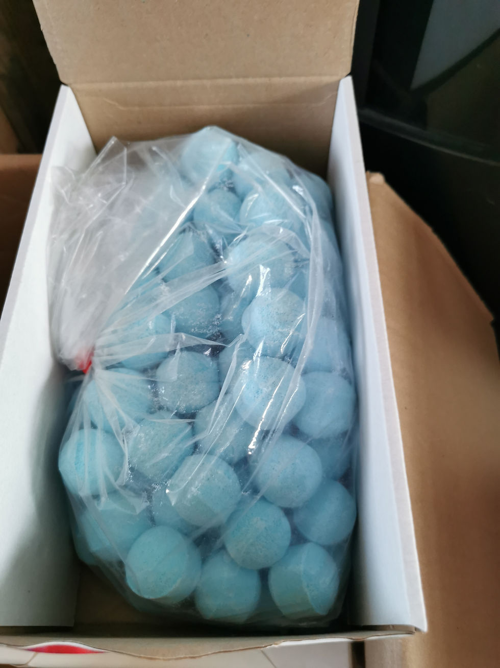 Mini boule de bain "Poudre de bébé" (A l'unité)