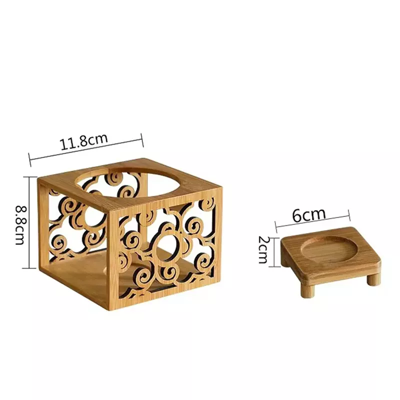 Miniature : Brûle parfum - Bambou et Céramique "Nuage"