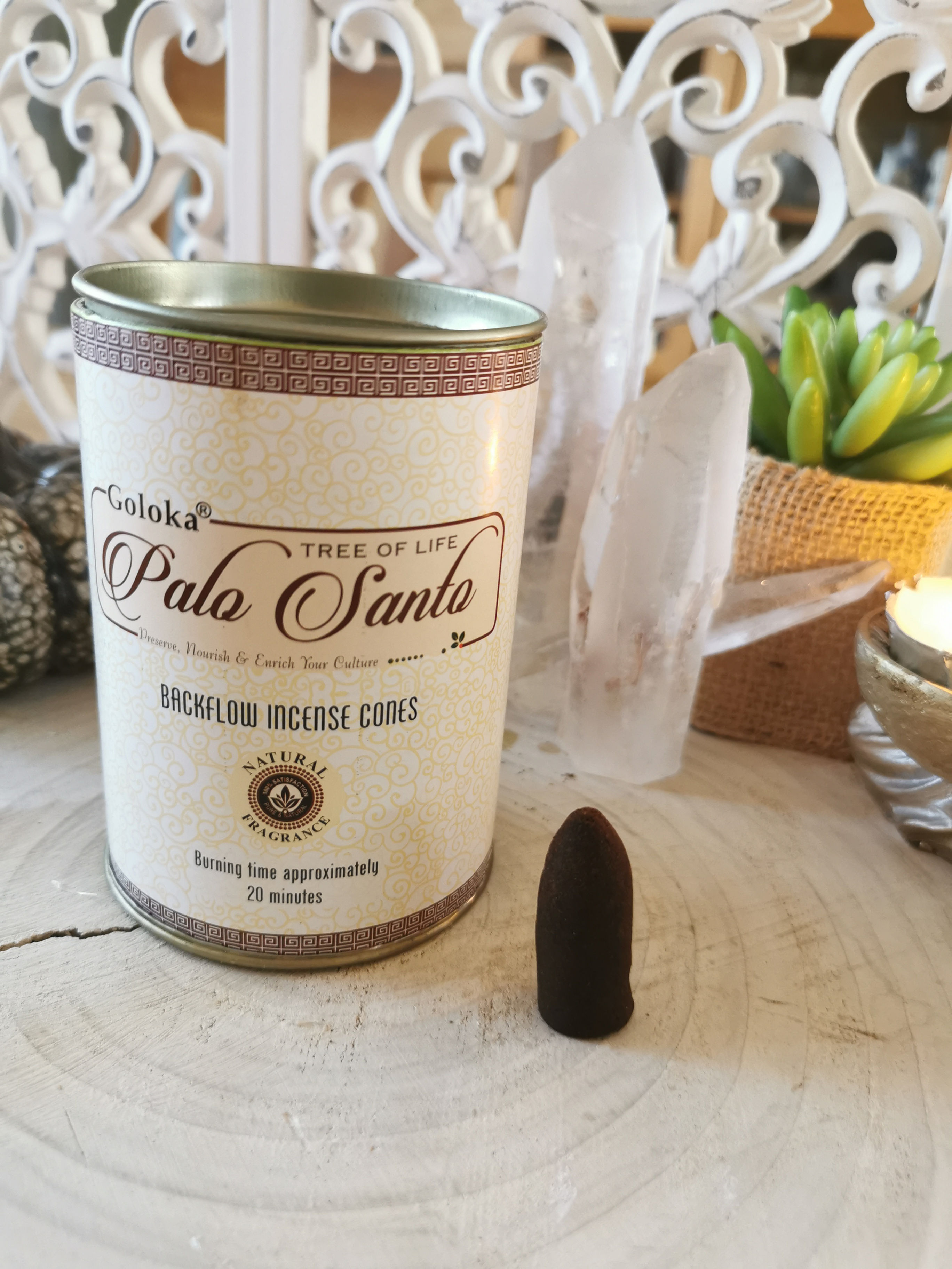 Cônes d'encens "Goloka" - Palo Santo