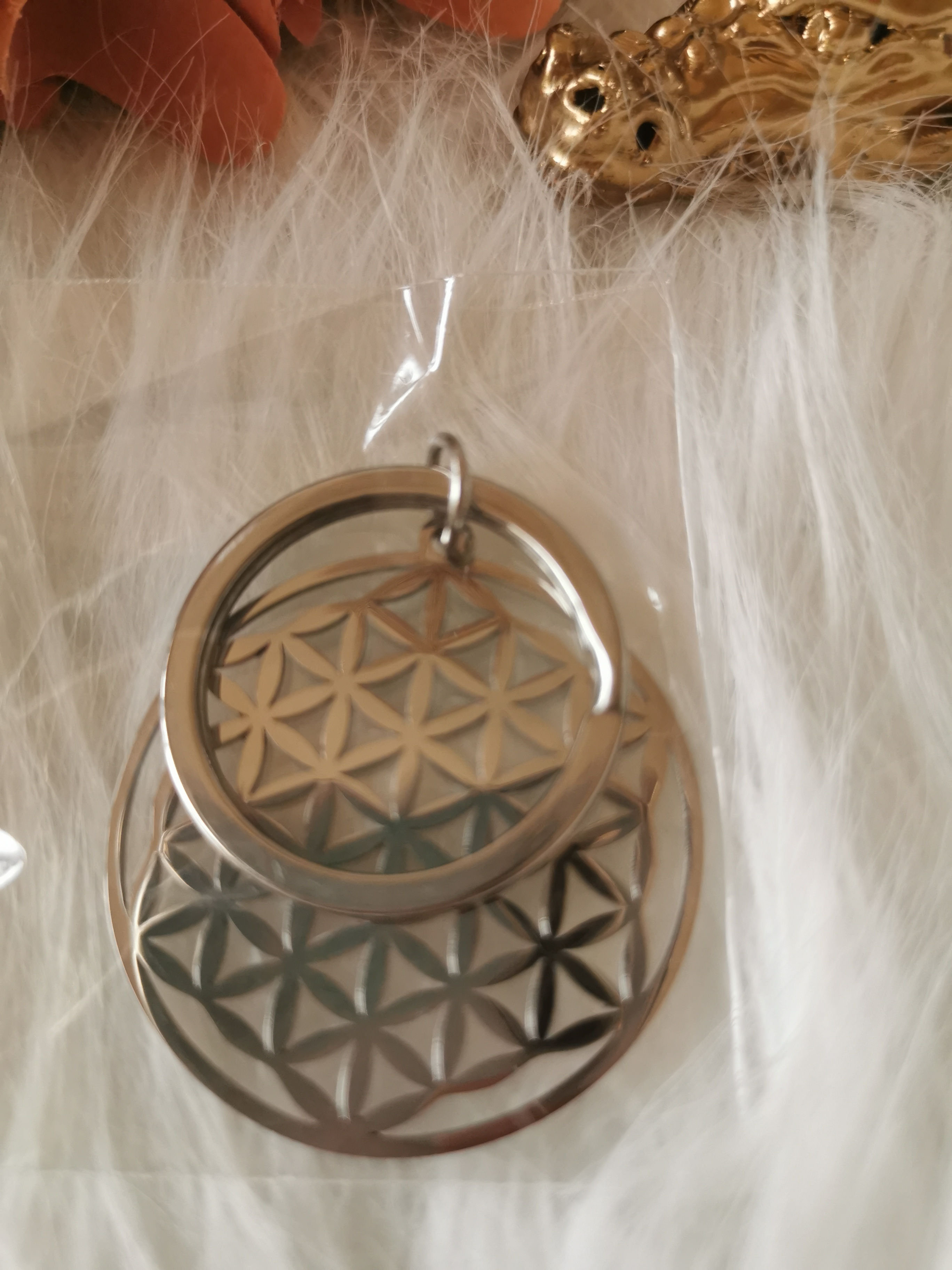 Porte clé "Fleur de Vie"