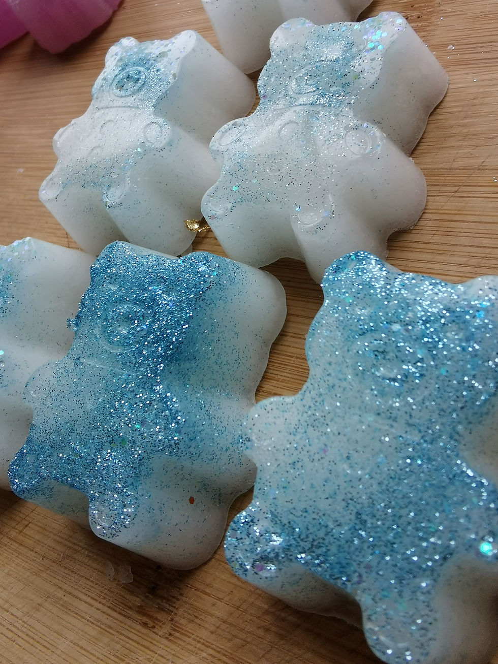 Miniature : Fondant Oursons "Icy Blue" senteur "Baby Powder"