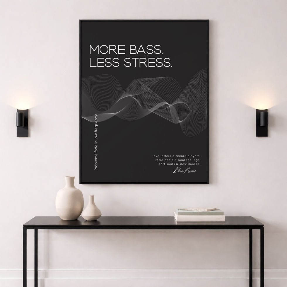 Miniaturbild: „More Bass“ - Fine Art Poster