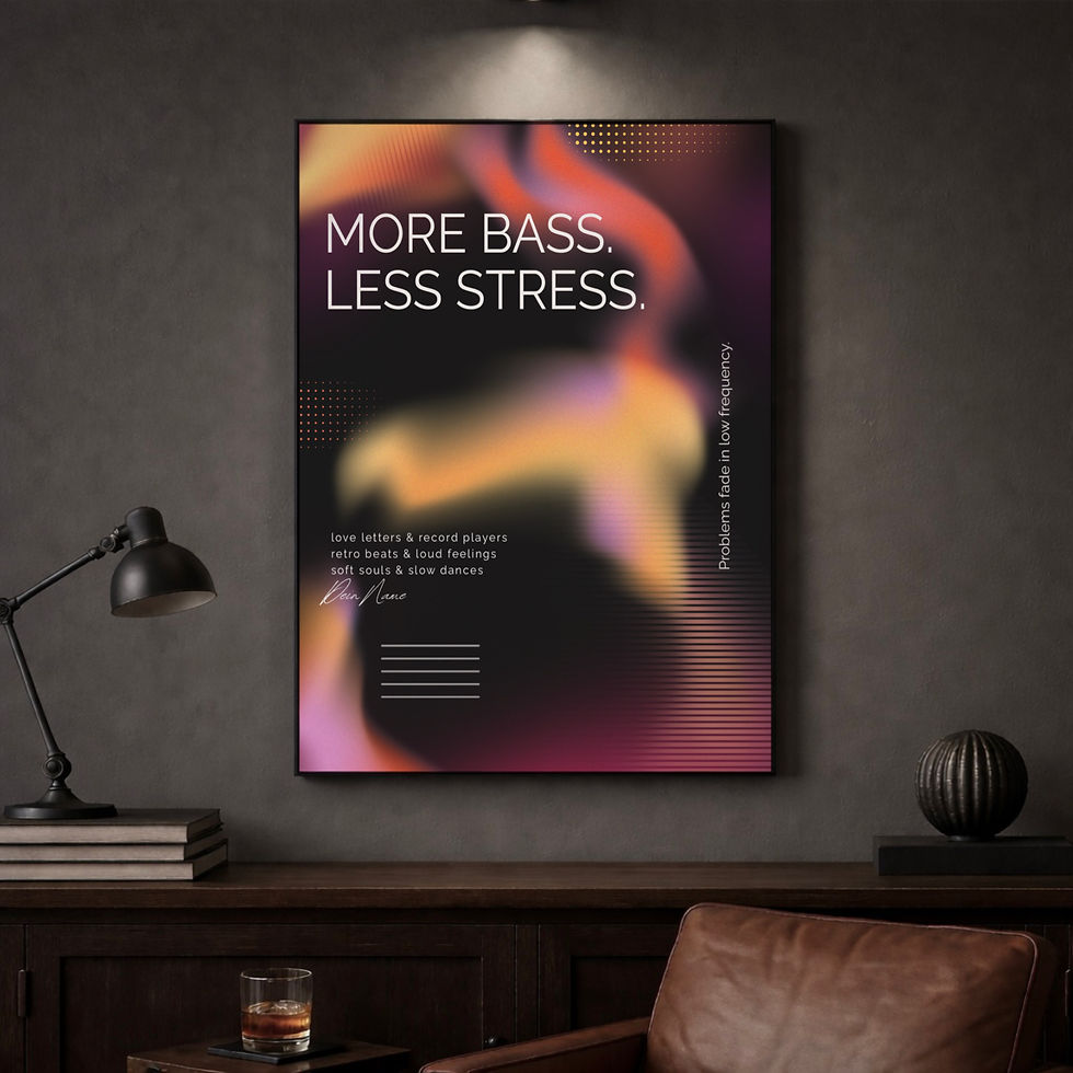 Miniaturbild: „More Bass“ - Fine Art Poster