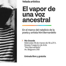 GOBIERNO INVITA A LA VELADA “EL VAPOR DE UNA VOZ ANCESTRAL” EN HONOR A NINÍ BERNARDELLO