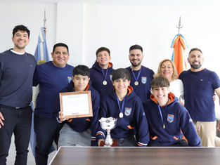 LA PROVINCIA RECONOCIÓ AL EQUIPO SUB-16 DE HOCKEY PISTA, FLAMANTE CAMPEÓN ARGENTINO
