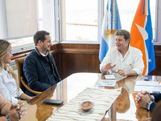 EL GOBERNADOR MELELLA FIRMÓ CON EL FAMP EL ACUERDO PARA INCREMENTAR LA CAPACIDAD DE PRODUCCIÓN DE AGUA POTABLE DE USHUAIA