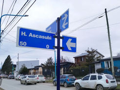 USHUAIA RENUEVA LA SEÑALÉTICA VIAL EN DISTINTOS PUNTOS DE LA CIUDAD