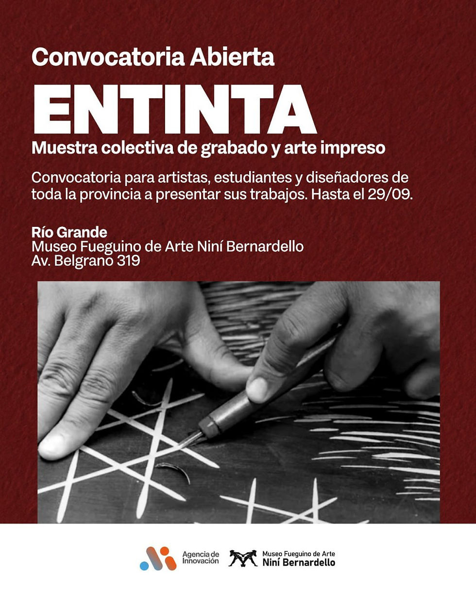 SE ABRE LA CONVOCATORIA PARA "ENTINTA", LA MUESTRA COLECTIVA DE GRABADO Y ARTE IMPRESO
