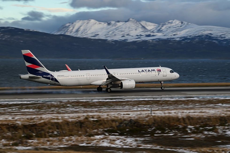 LATAM AIRLINES BRASIL CONCRETÓ SU PRIMER VUELO DIRECTO A USHUAIA