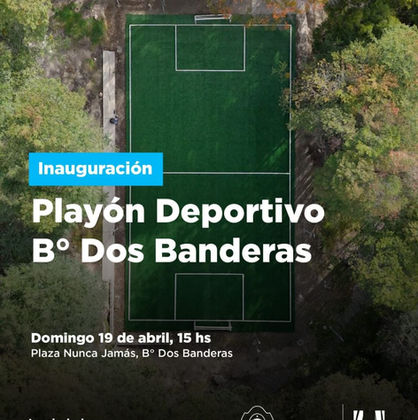 LA MUNICIPALIDAD DE USHUAIA INAUGURARÁ EL PLAYÓN DEPORTIVO DEL BARRIO DOS BANDERAS