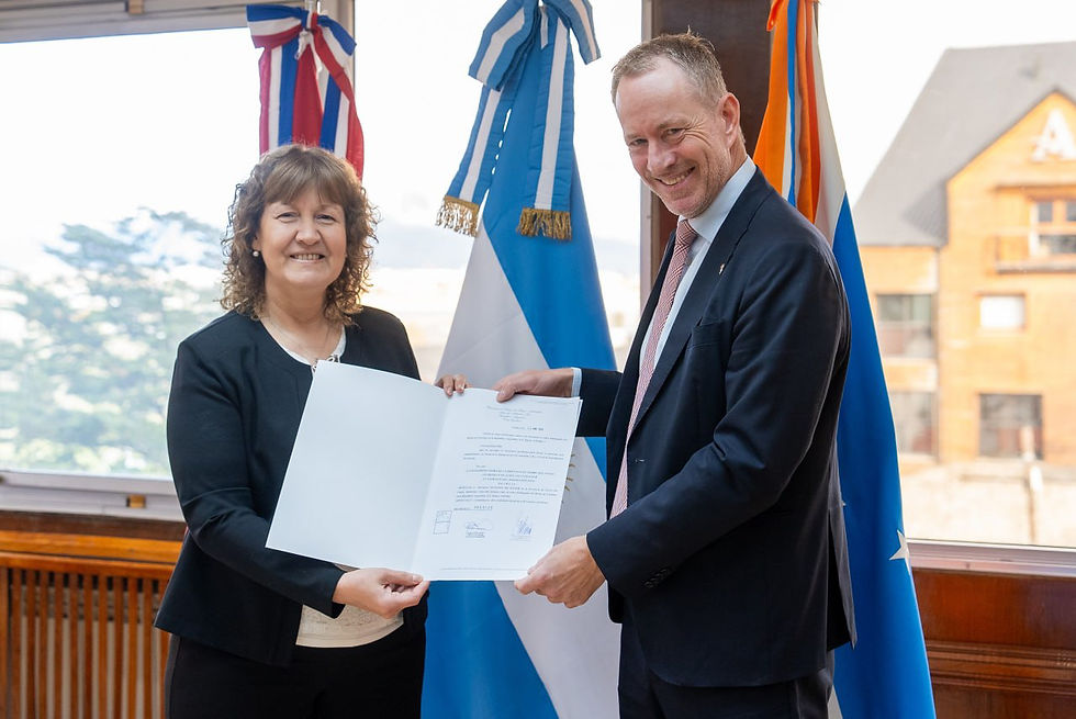 TIERRA DEL FUEGO RECIBIÓ A LA DELEGACIÓN DE LA EMBAJADA DE NORUEGA