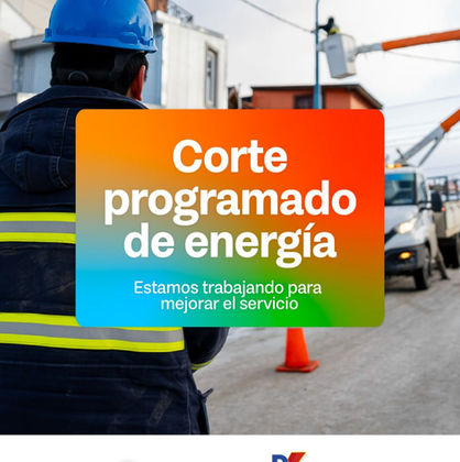 CORTE PROGRAMADO DEL SERVICIO ELÉCTRICO EN TOLHUIN