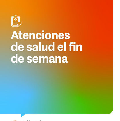 CRONOGRAMA DE ATENCIÓN EN LOS CAPS DURANTE EL FIN DE SEMANA LARGO