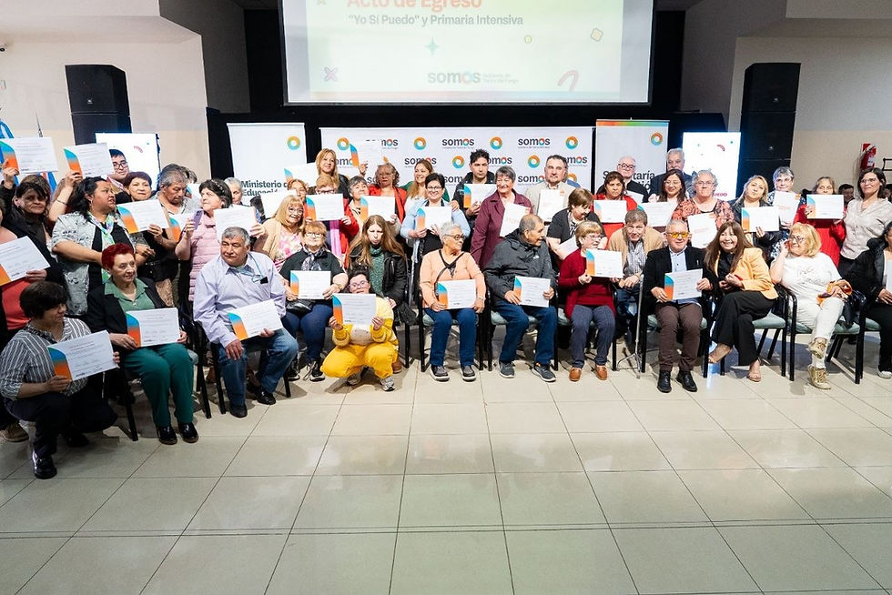 GOBIERNO ENTREGÓ CERTIFICADOS A 111 EGRESADOS DEL PROGRAMA "YO, SÍ PUEDO" Y "PRIMARIA INTENSIVA" EN RÍO GRANDE