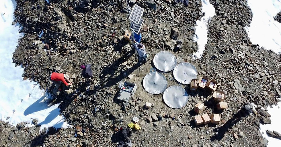 SE INSTALÓ UNA NUEVA ESTACIÓN EN EL GLACIAR MARTIAL PARA MONITOREAR EL AGUA Y ANTICIPAR ESCENARIOS