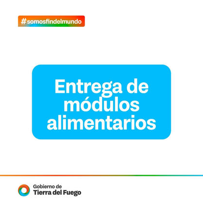 ENTREGA DE MÓDULOS ALIMENTARIOS