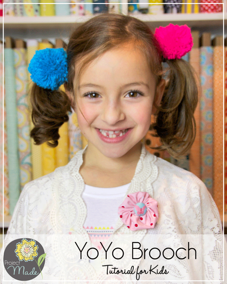 Project Made: YoYo Brooch Tutorial for Kids