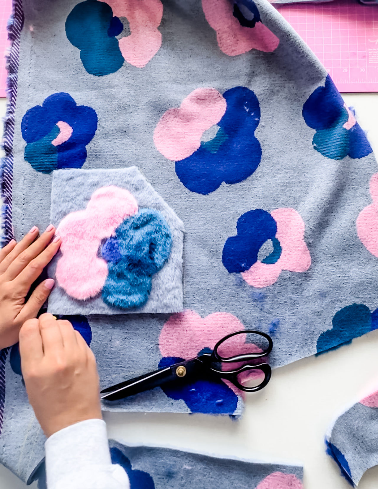 Use the cut pocket piece to create a second pocket piece.