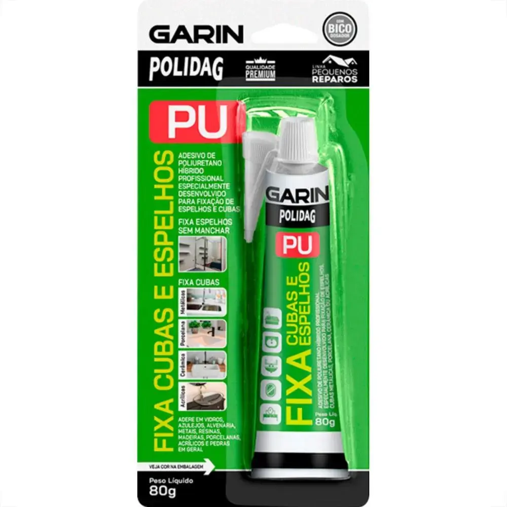 Cola Fixa Cuba/Esp.Polidag Cz 80Gr - GARIN