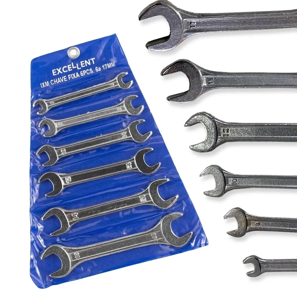 Jogo Chave Fixa 6 Peças 6-17MM Excellent