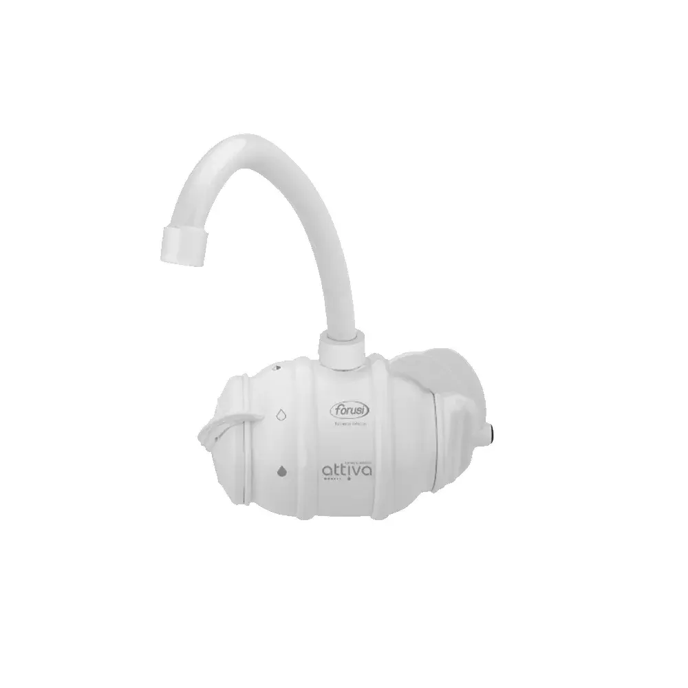 Torneira Eletrônica Forusi Attiva Parede Branco 5400W 220V